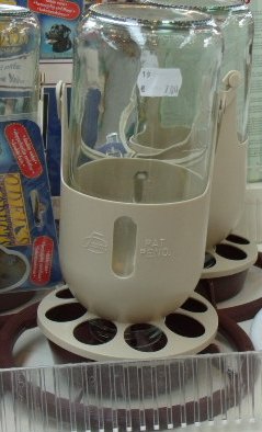 Waterfles glasuitvoering, per stuk